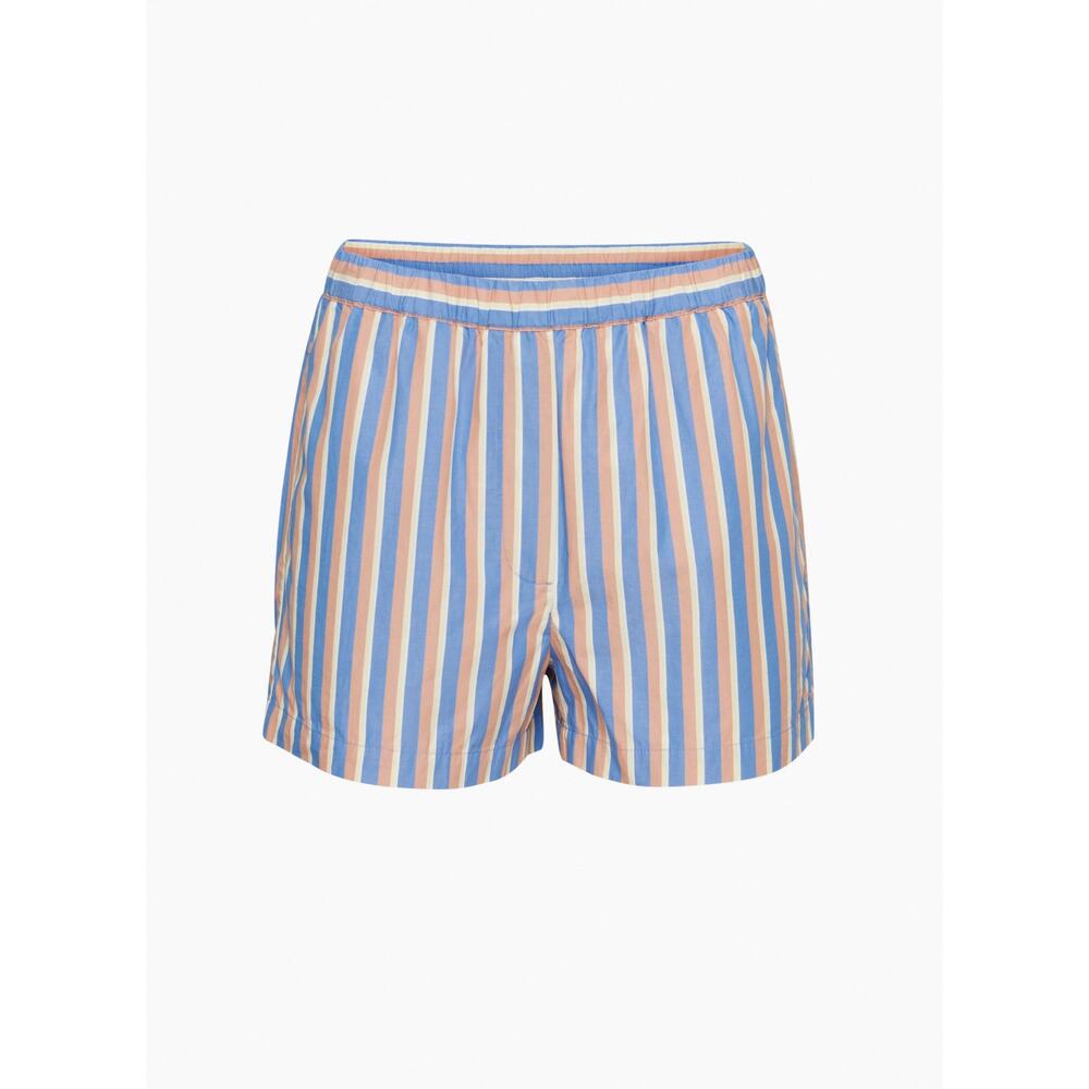 Aritzia Wilfred Free Breeze Short 3” Striped Purple Orange Size LARGE